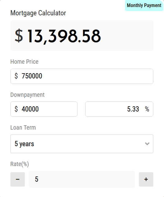 mortgage calculator